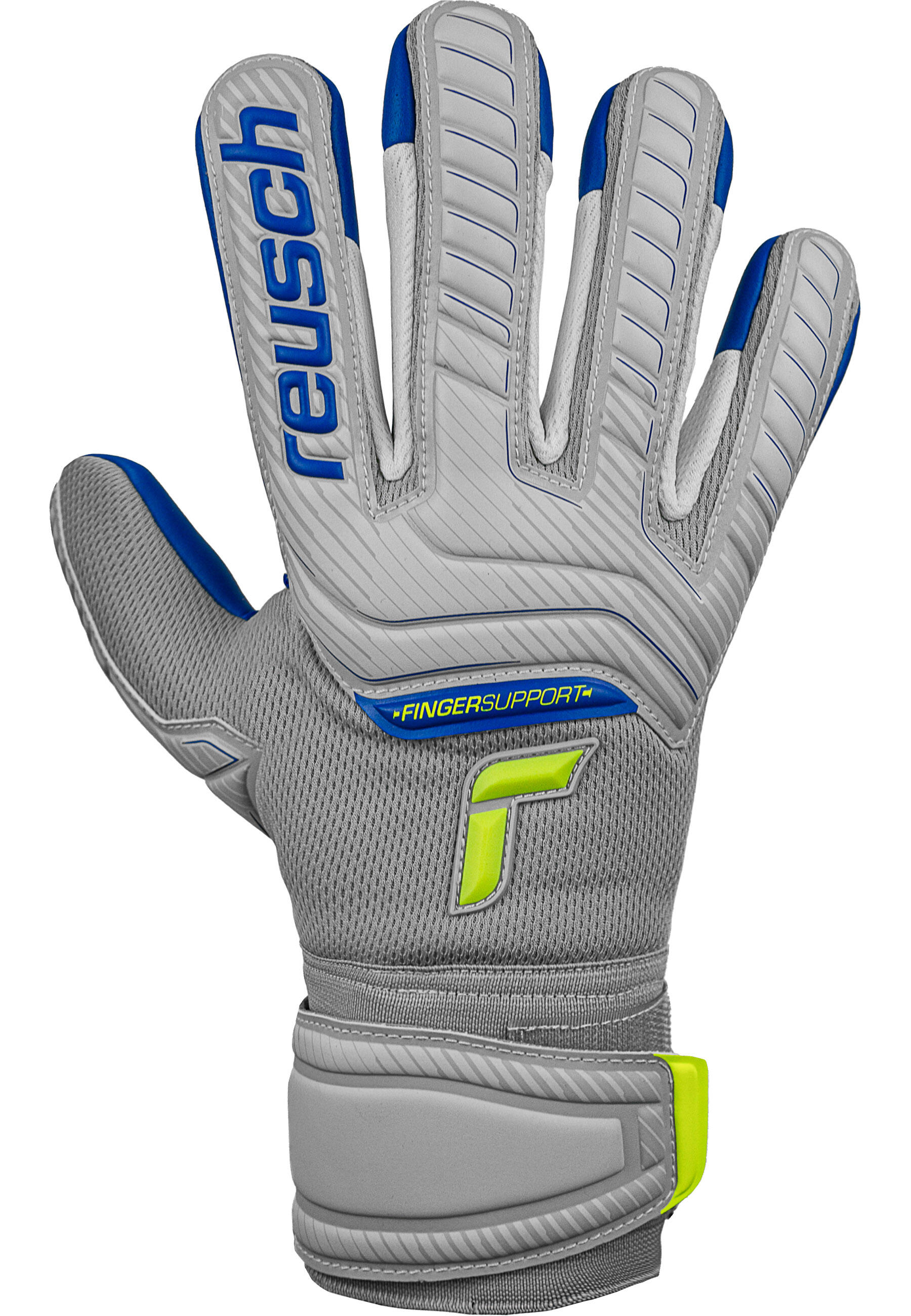 Guanti da portiere per bambini Reusch Attrakt Grip Evolution Finger Support 3/7