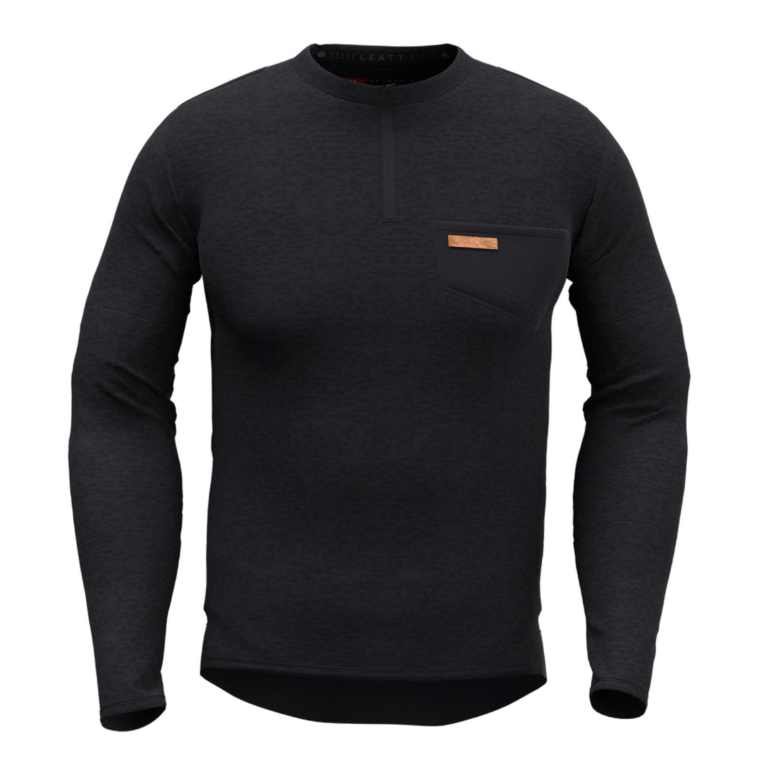 Maillot VTT Leatt Trail Manches Longues Noir LEATT Decathlon