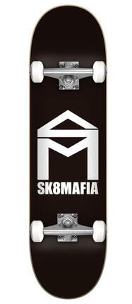 Sk8Mafia Skateboard 7.75 House Logo schwarz