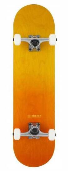 Rocket Skateboard - Double trempage Orange 8