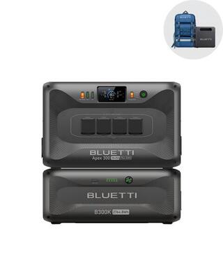 Generatore solare BLUETTI Apex 300 e B300K (nuovo 2025). 5529.6 Wh per la casa