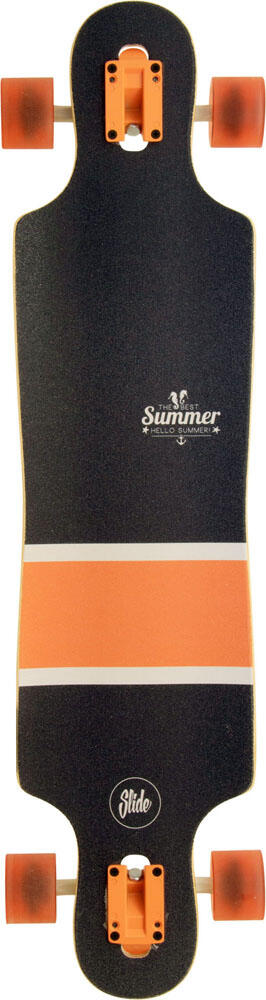 Slide  Longboard  38-Zoll  Orange 2/3