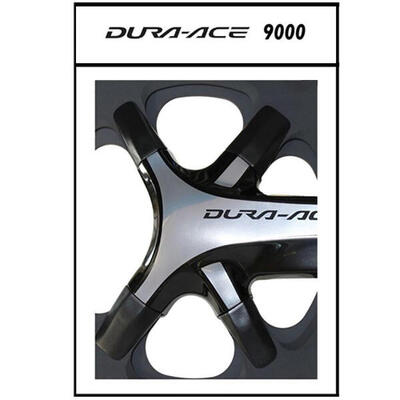 TA Kettenblatt X110 Cover Kit Shimano Dura Ace 9000 schwarz