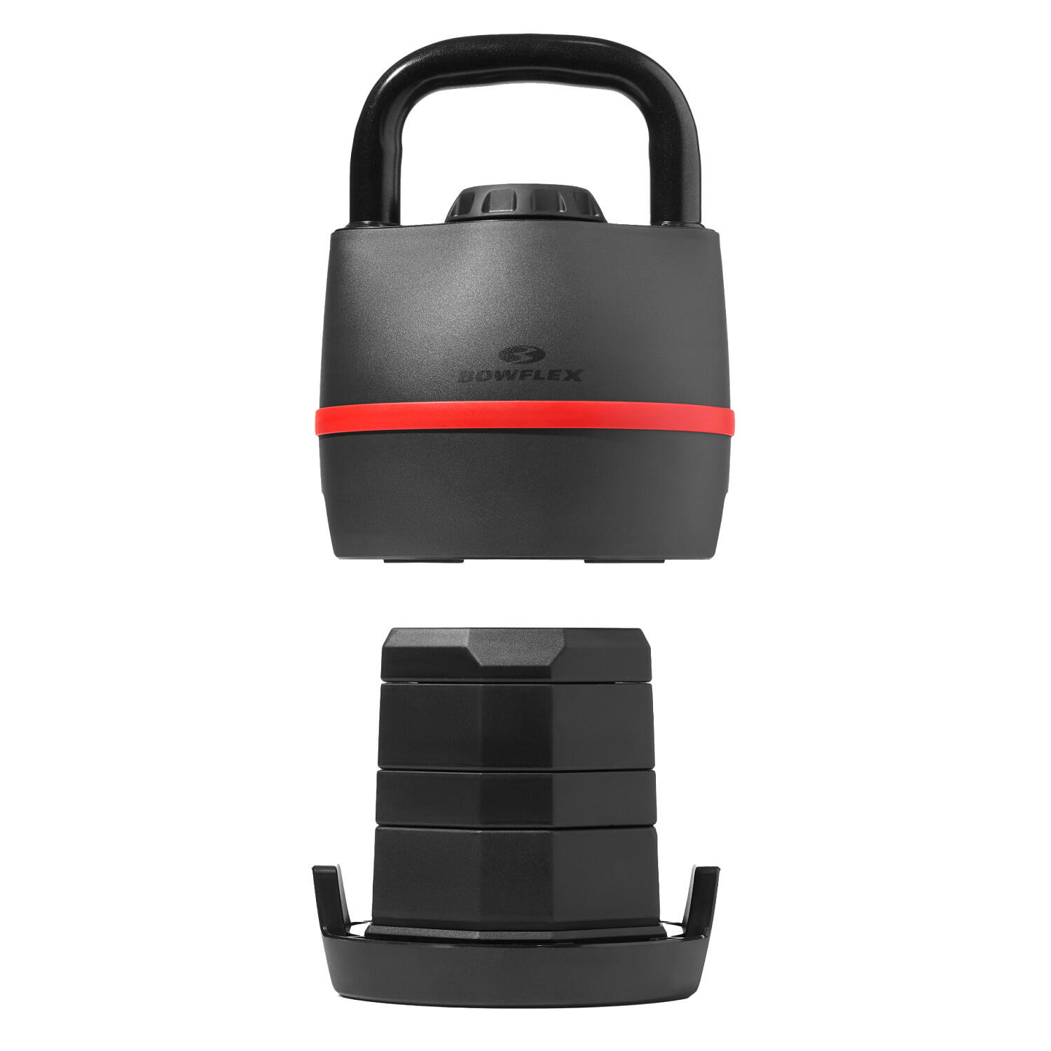 Kettlebell ajustable SelectTech 840 – 8 à 18 kg, réglage rapide, design compact 4/7