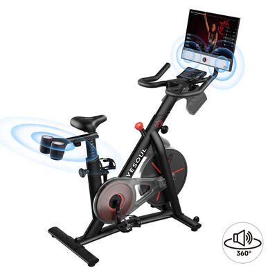 YESOUL G1M MAX Indoor Heimtrainer, 21,5" 1080P FHD-Bildschirm, 360-Grad-Sound