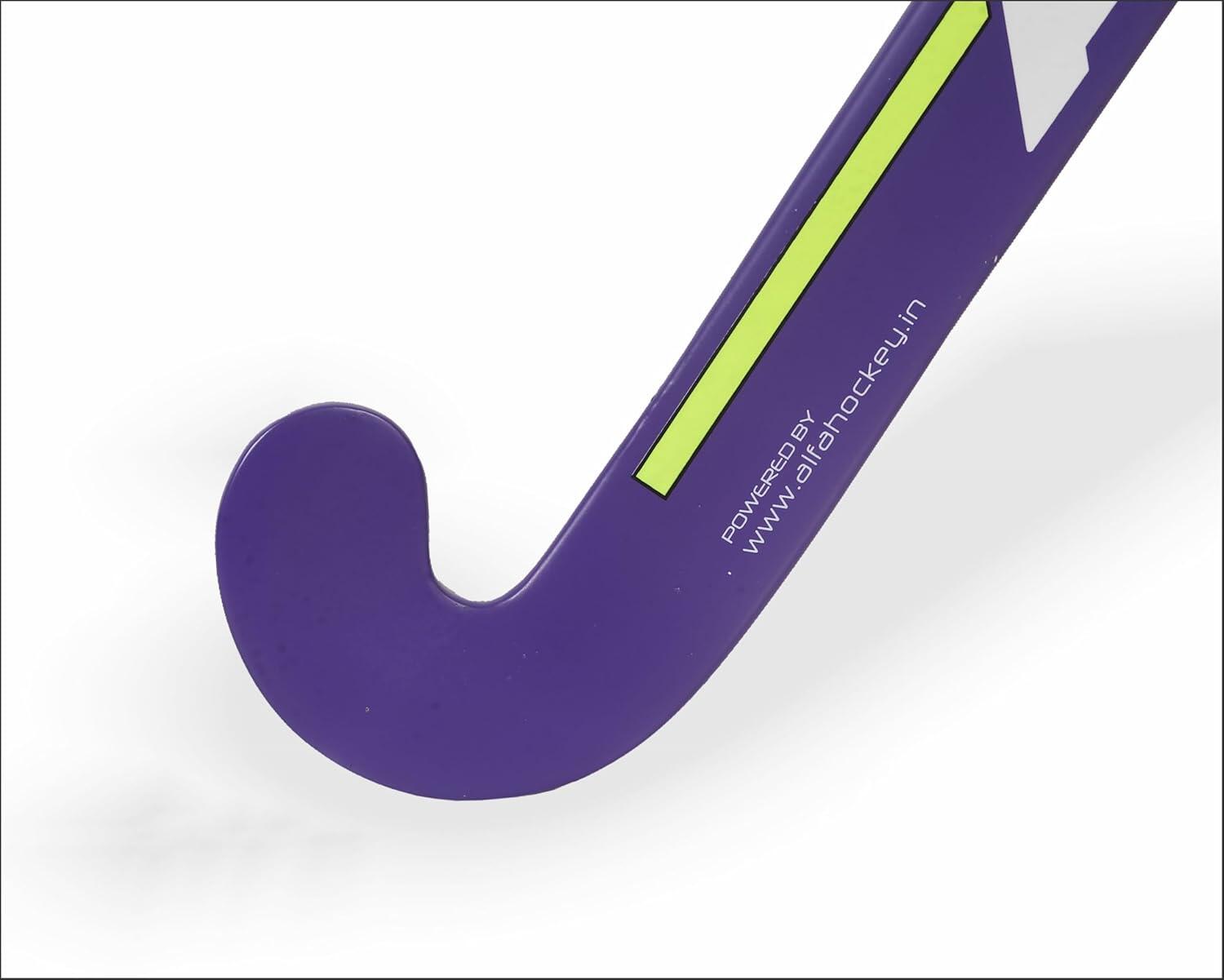 Alfa Y-30 Feldhockeyschläger – 10% Carbon, Extra Low Bow, Leicht & Robust 2/4