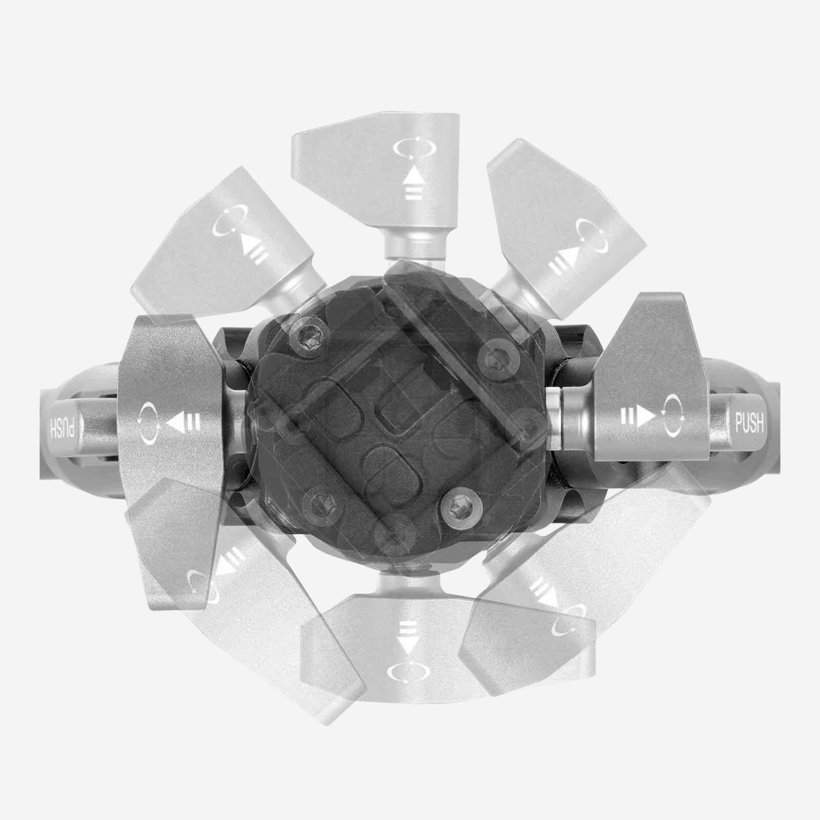 Bipied Vanguard EQ-PRECISION 2QSC – Ht 265 à 365 mm - Carbone, Rotule 360° 6/7