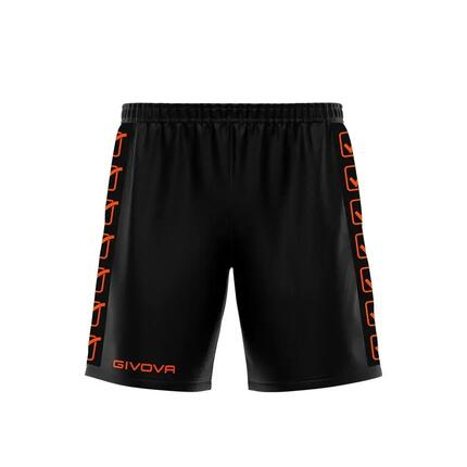 Pantaloncini uomo givova nero/arancio fluo