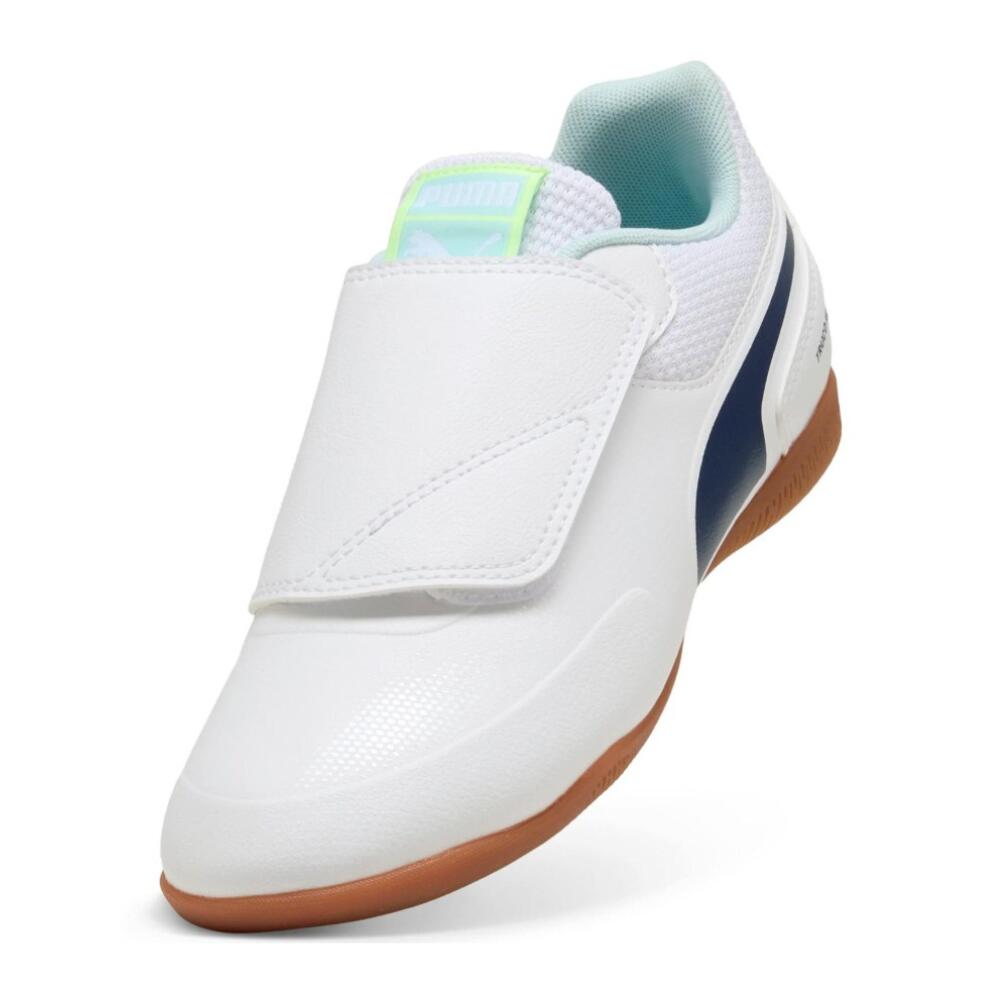PUMA TRUCO III V Jr Branco-aqua 108575 01. Sapatilhas de futebol de salão júnior 3/5