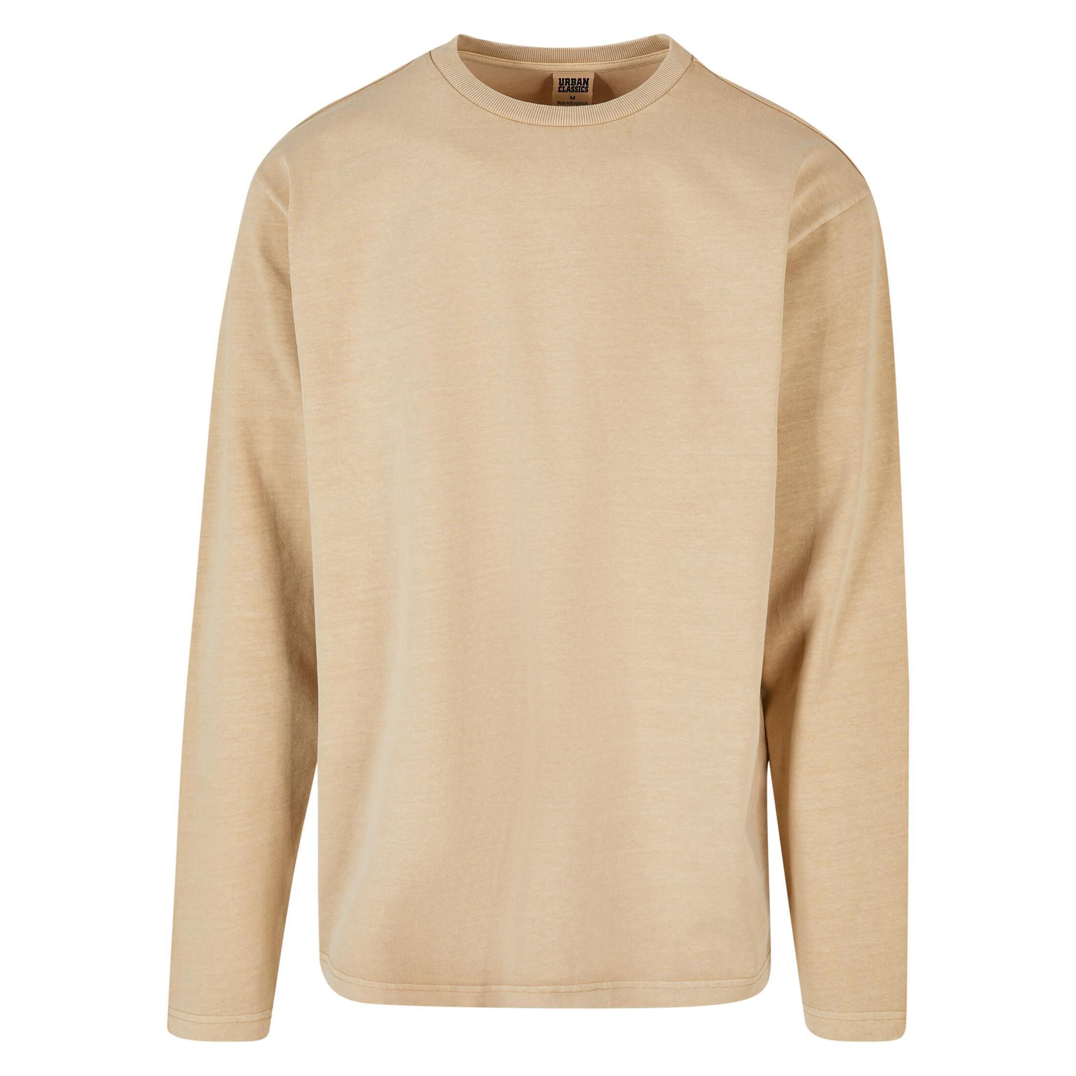 URBAN CLASSICS Oversized long sleeve t-shirt Urban Classics Heavy Garment Dye