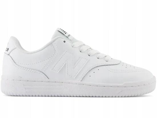 BUTY trampki NEW BALANCE GSB80WW sportowe damskie białe skóra 37,5