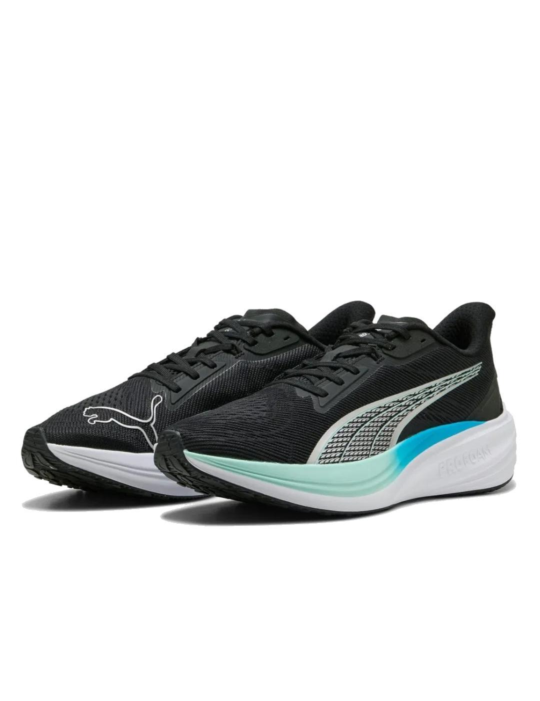 Tênis esportivos para homens Puma Darter pro Preto. 3/5