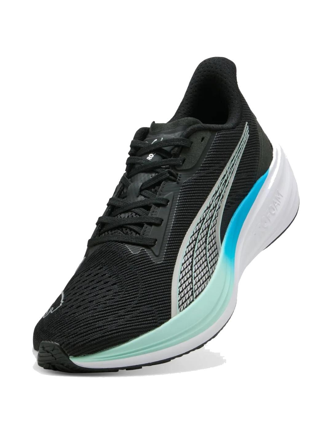 Tênis esportivos para homens Puma Darter pro Preto. 4/5