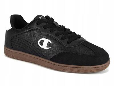 Champion heren sneakers low cut in kunstleer, zwart