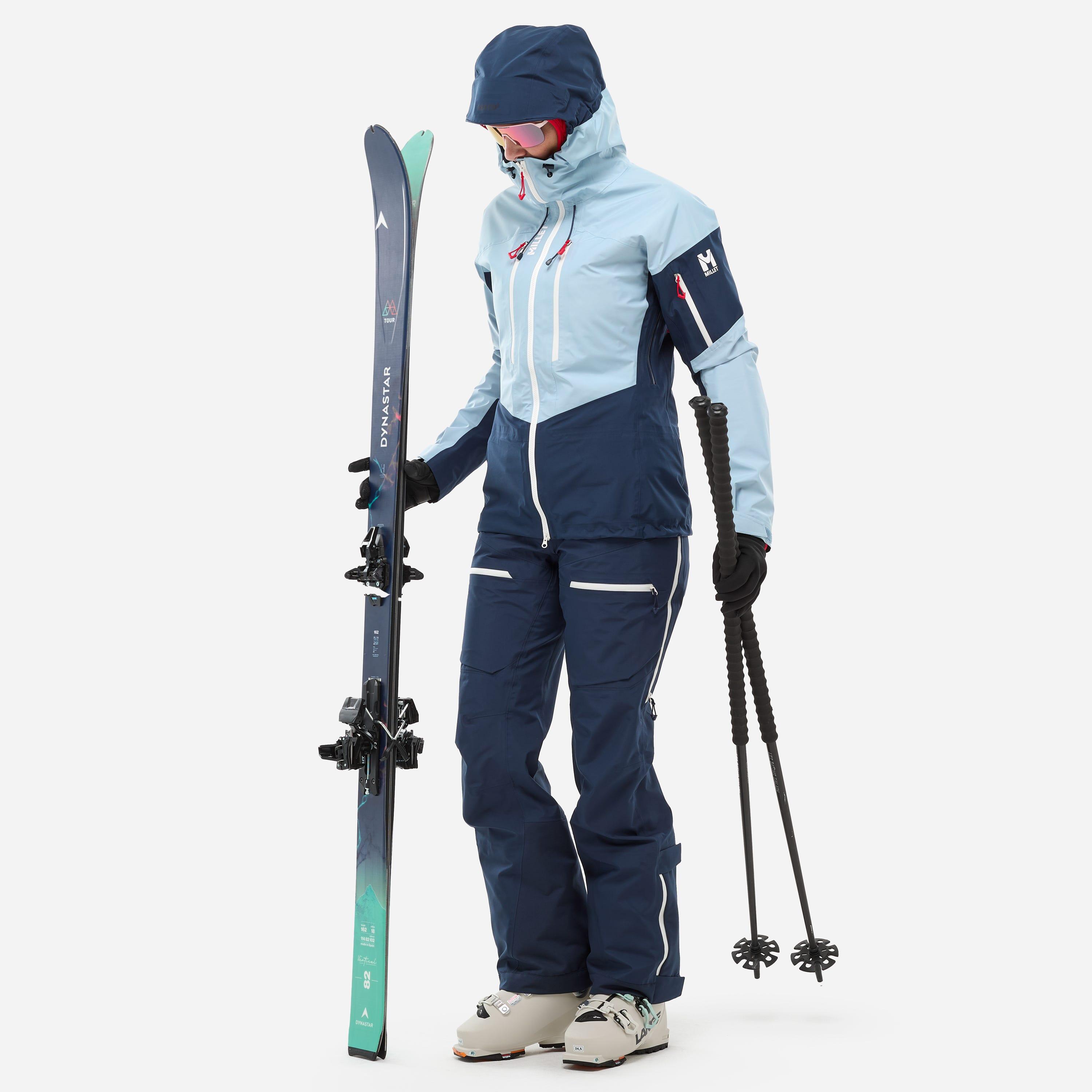 Veste Ski de randonnée pour femme M WHITE 3L 2/5