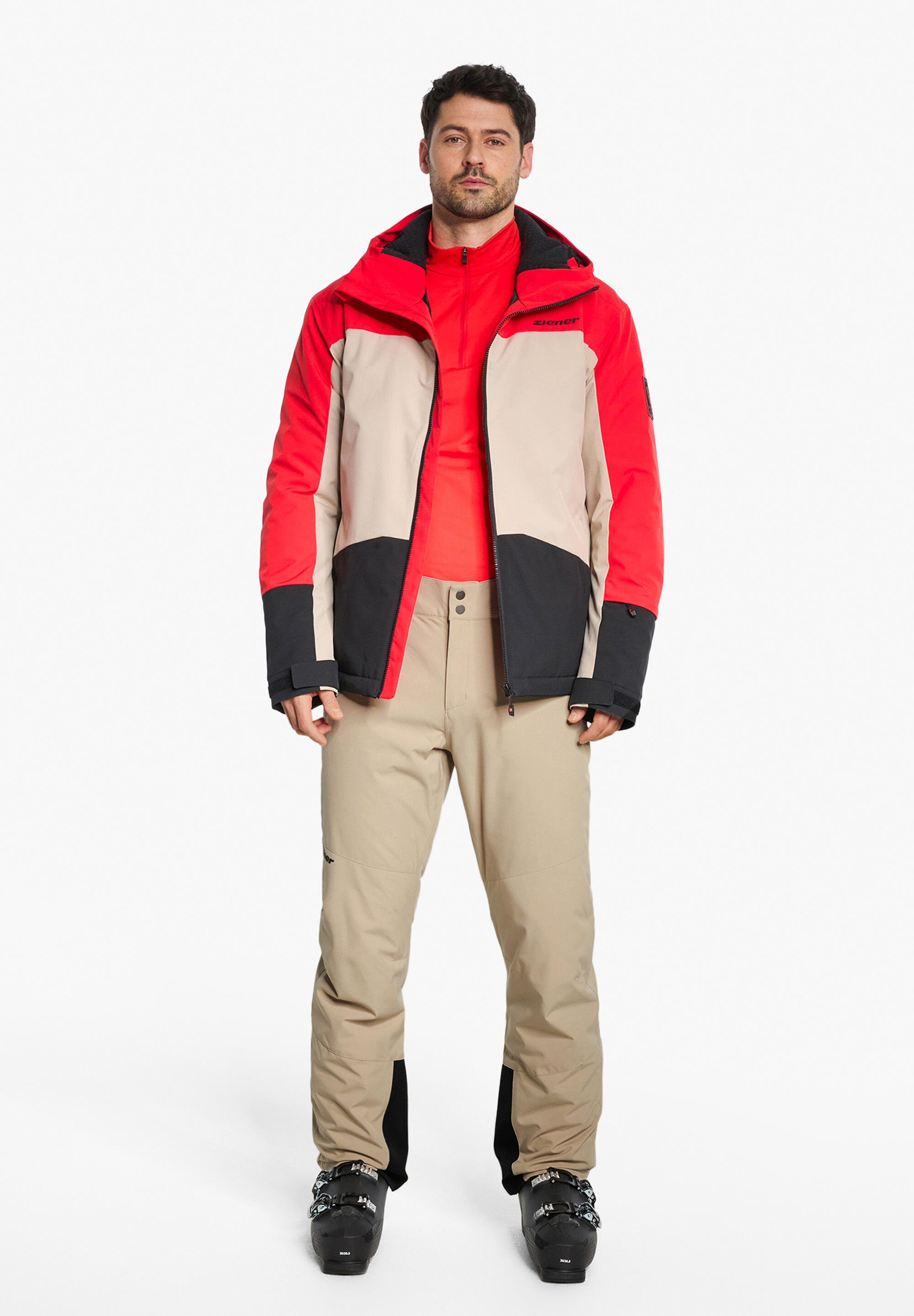 Lange Skihose TAZLIN-Z sand 4/5