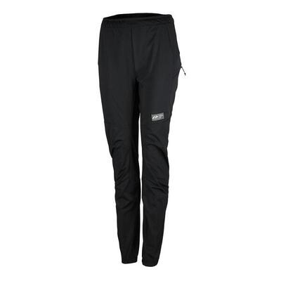 Softshell damesbroek met elastische tailleband-p-rock pant w-zwarte - winddicht