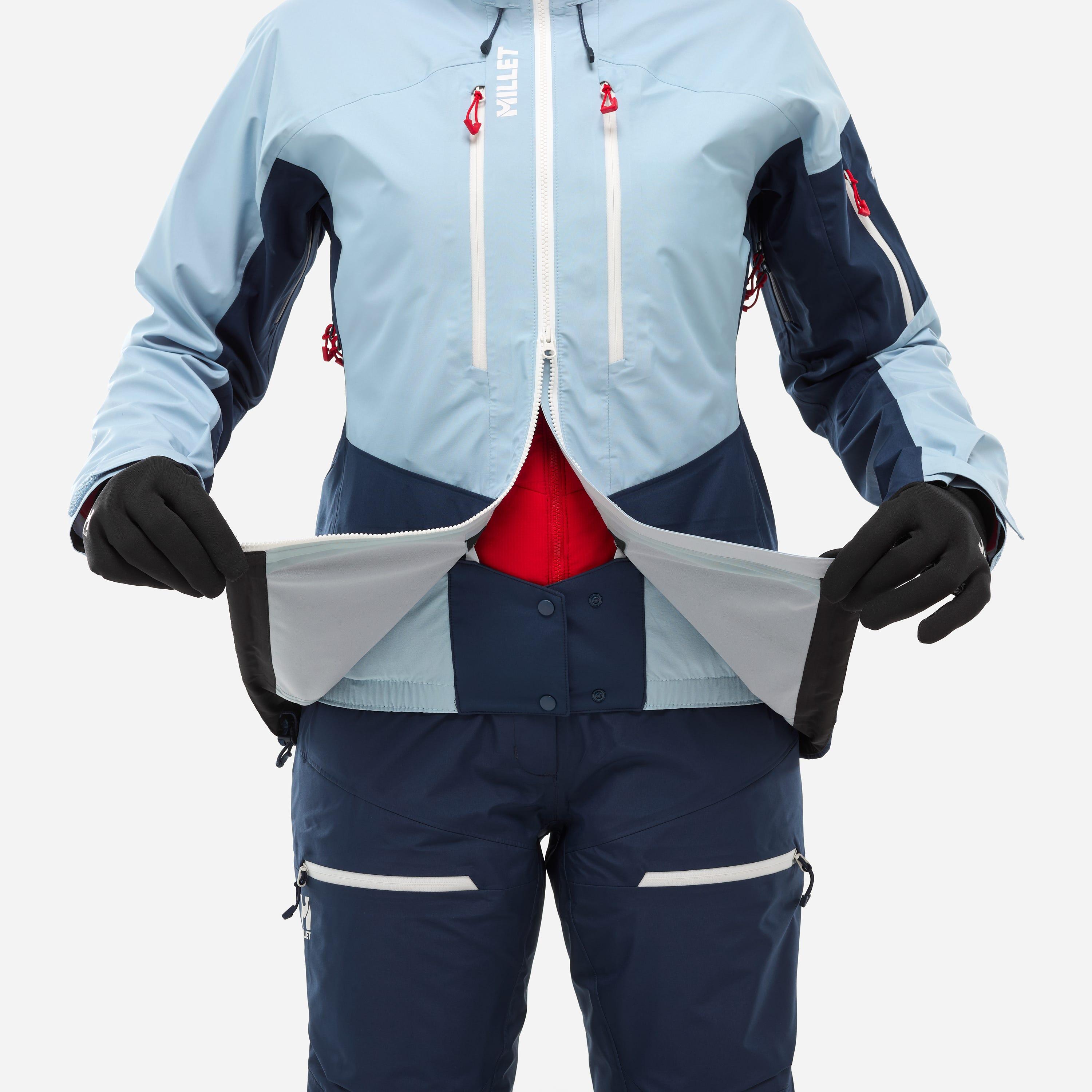 Veste Ski de randonnée pour femme M WHITE 3L 5/5