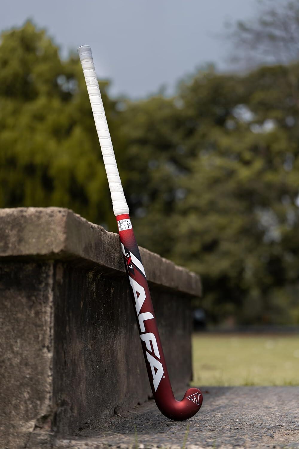 ALFA AX7 Hockeyschläger – Rot, 70 % Carbon, 36.5", mit Tasche 2/6