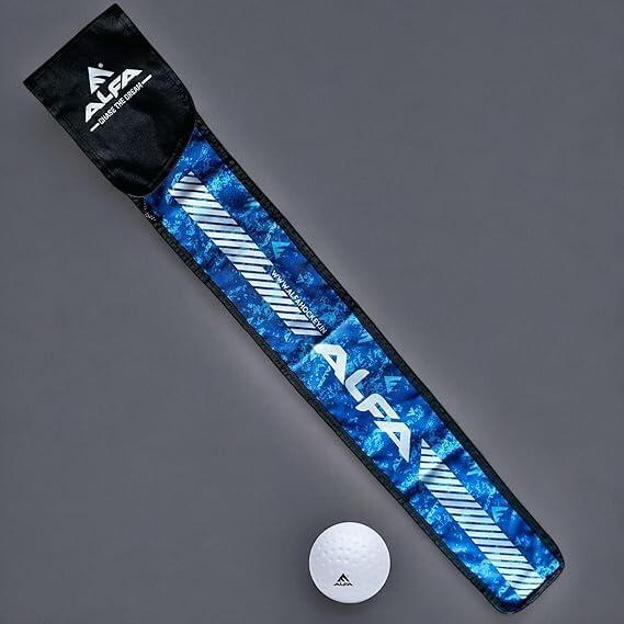 Hockeyschläger – AX5 Fluro Gelb, 50 % Carbon, Tasche & Ball 6/6