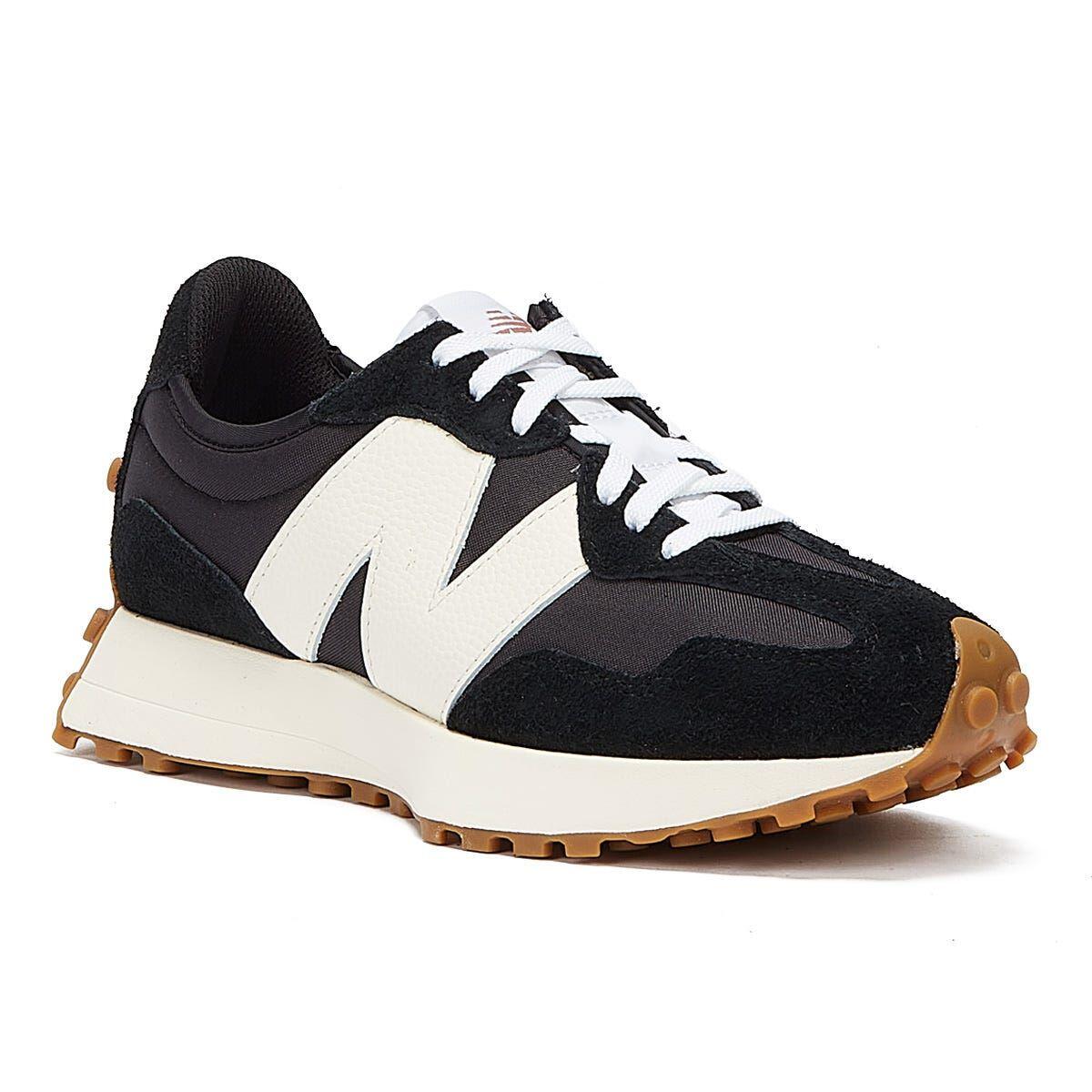 New Balance 327 Black White Gum Damen 2/6