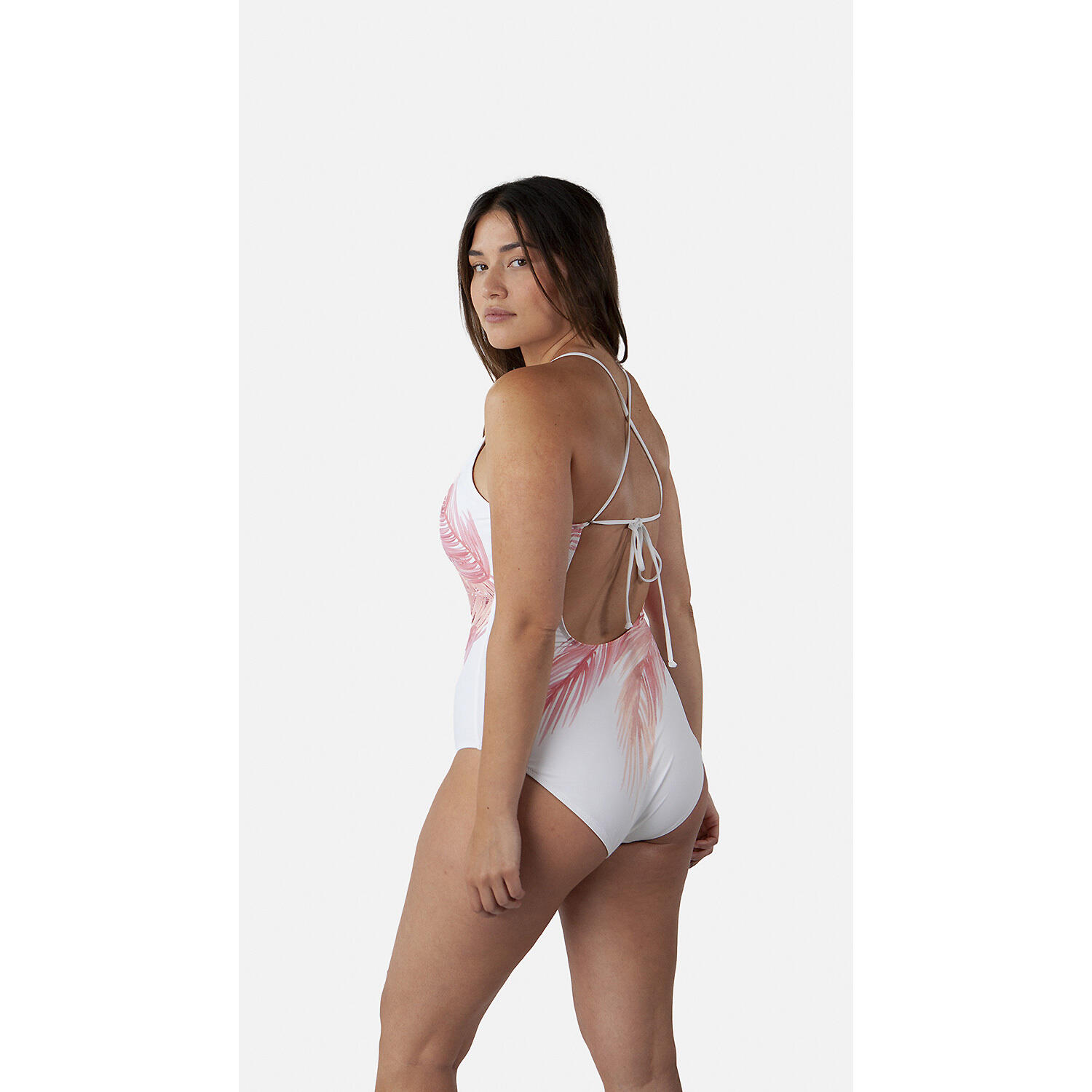 Damen Badeanzug W TASMAN PLUNGE ONE PIECE 3/4