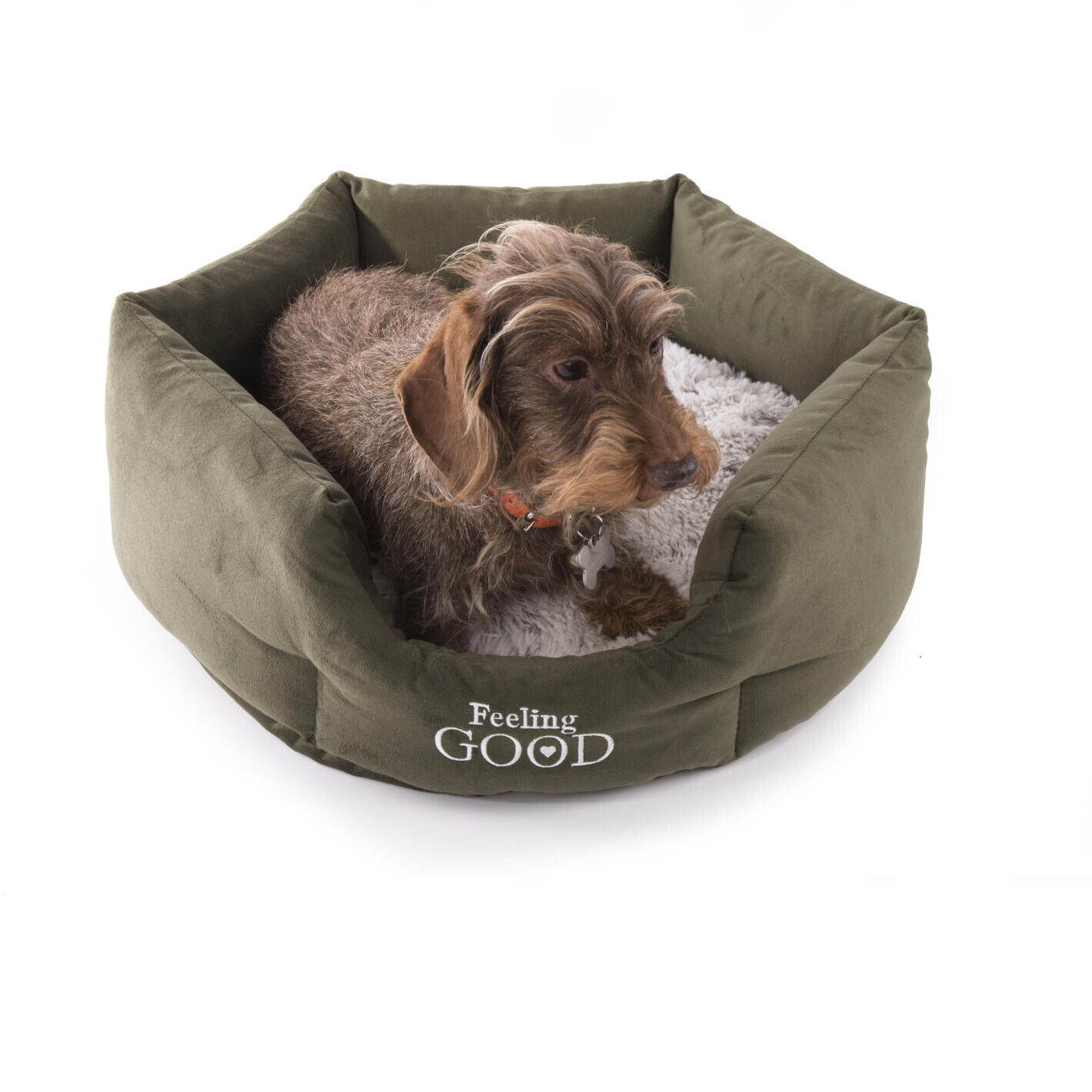 Cestino per cani e gatti rotondo Martin Sellier Igloo 3/4