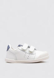 Igor Barefoot — Baskets Tennis Enfant Blanc et Bleu Marine, Scratch