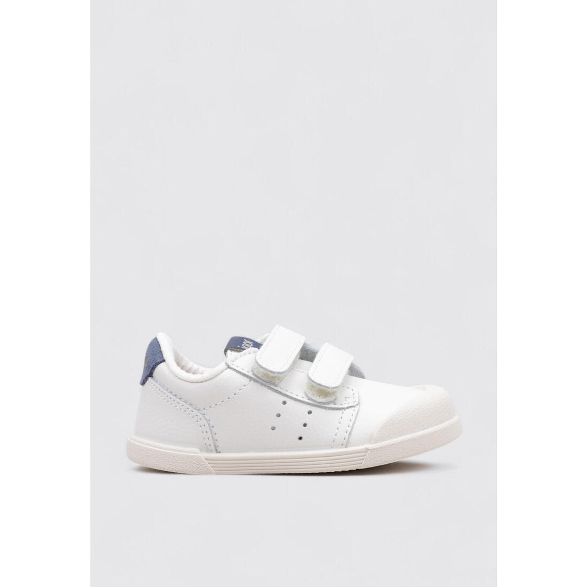 Igor - Igor Barefoot — Baskets Tennis Enfant Blanc Et Bleu Marine, Scratch - Chaussures De Sport - Blanc|bleu - 32 Cm - Decathlon