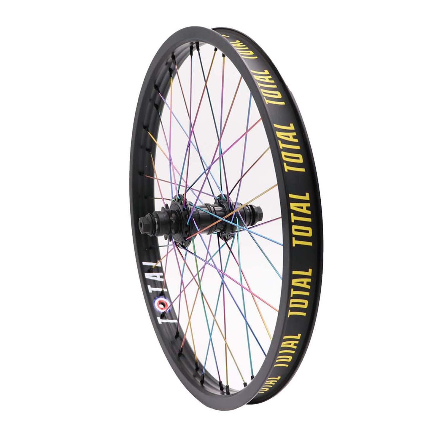 TOTAL-BMX Ruota Posteriore Total Techfire Arcobaleno/Nero