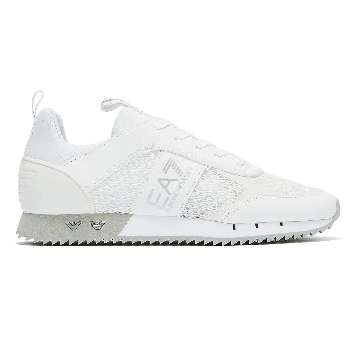 Emporio Armani EA7 XK050 Mens White/Silver Trainers 5/6