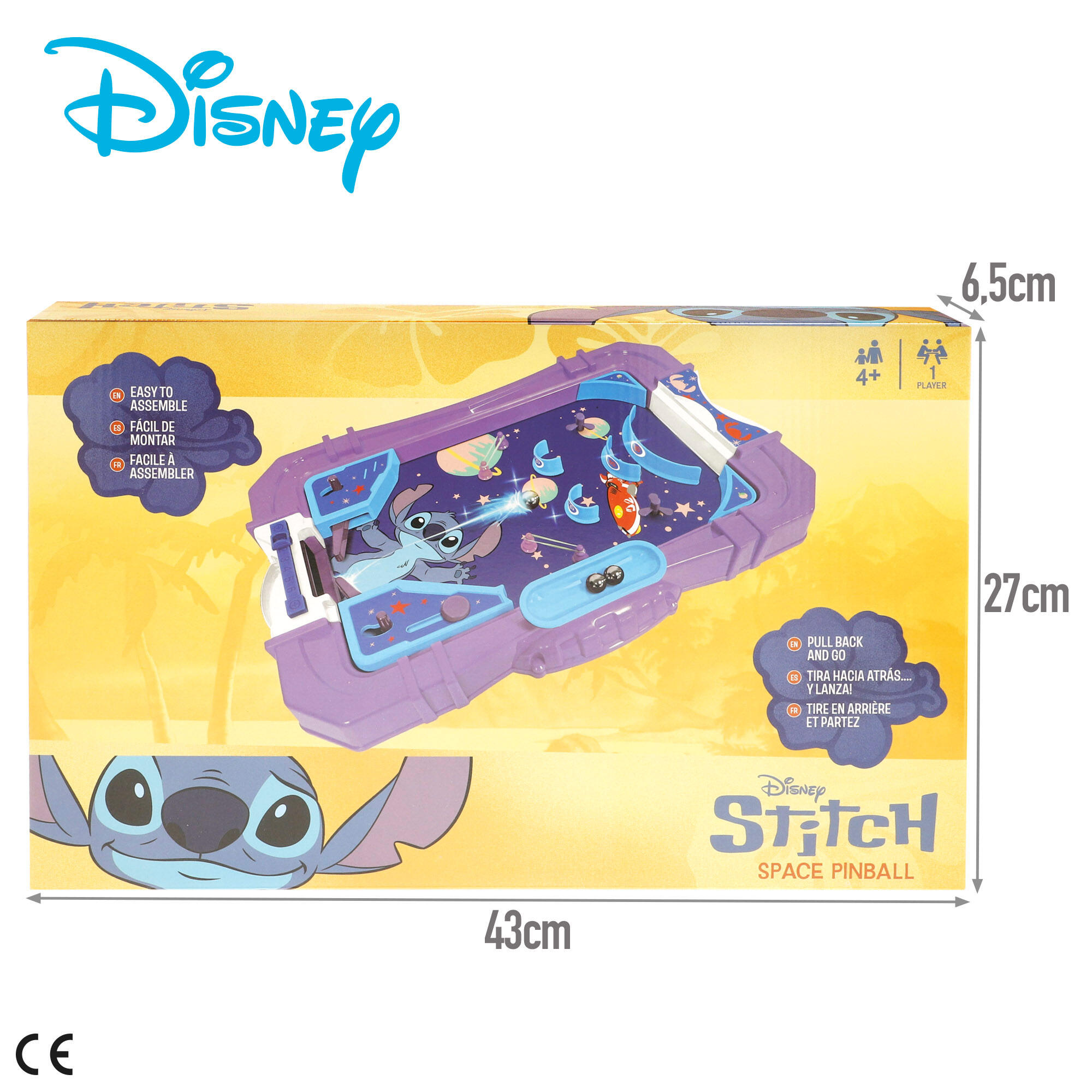 Stitch Mesa Infantil Pinball 26x38x8 cm 7/7