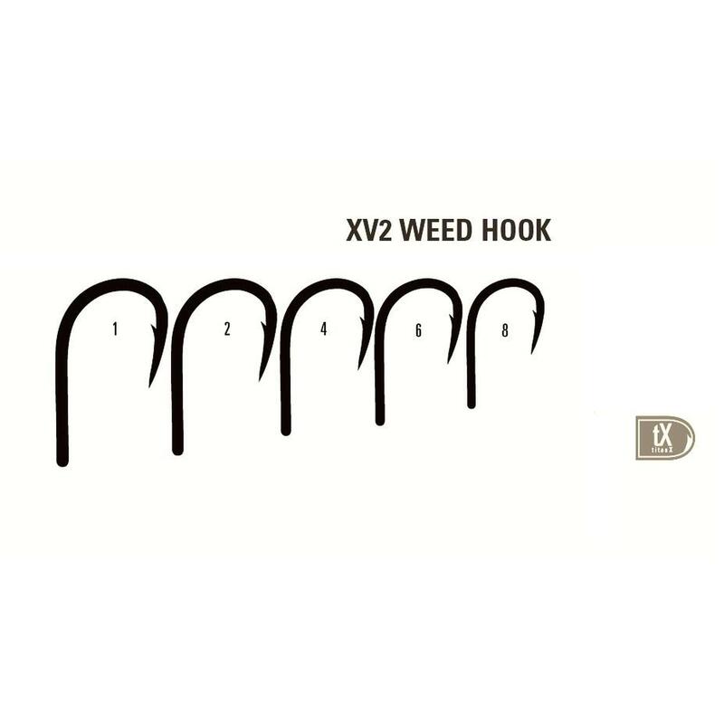 CARLIG CRAP MUSTAD XV2 WEED OCHI NICHEL NEGRU, NR 2, 10 BUC / PLIC