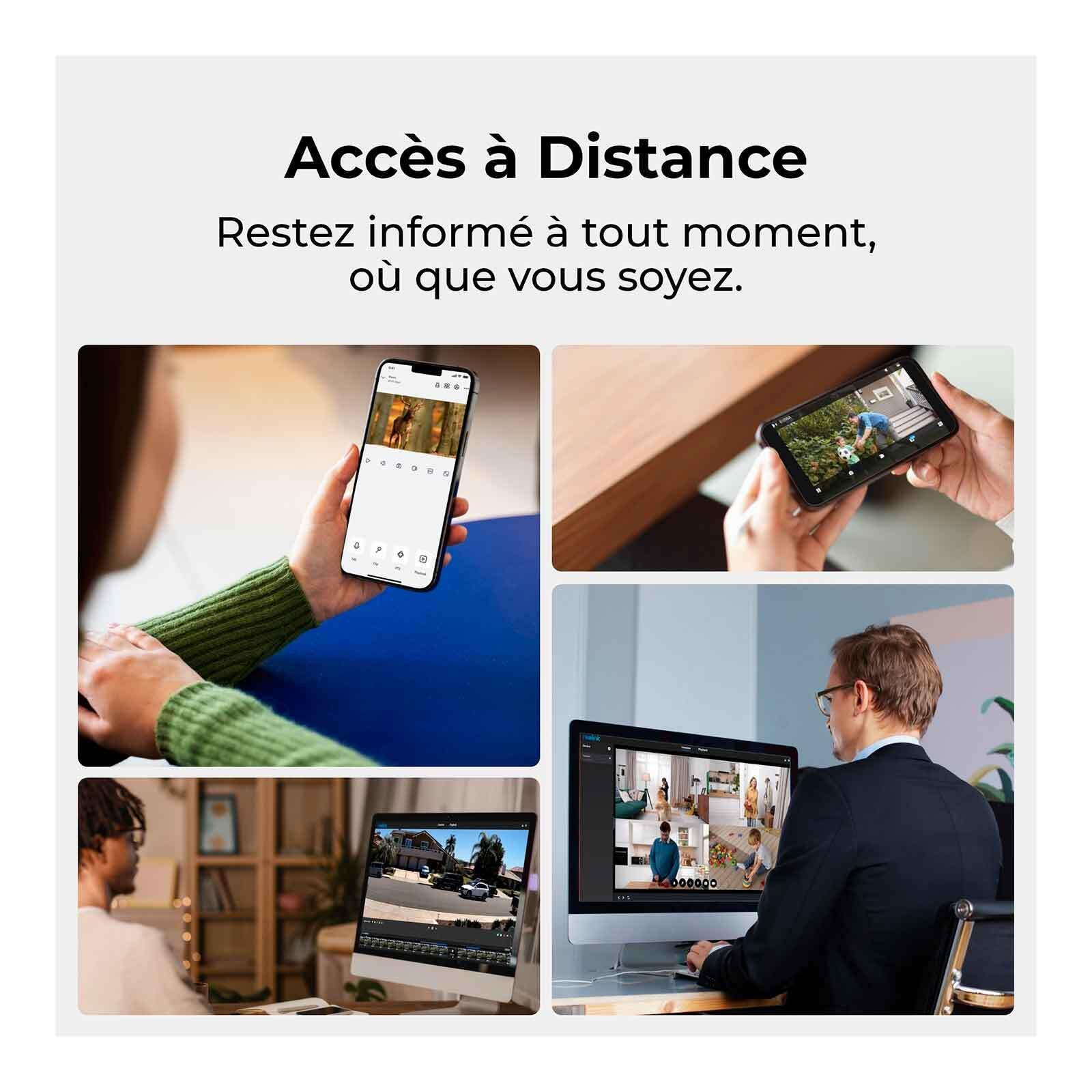 Reolink G330 – Caméra 4G LTE sans fil 4MP - vision nocturne et panneau solaire 5/7
