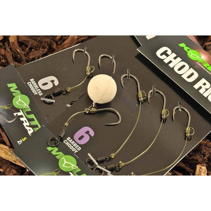 CHOD RIG SCURT NR.8/20LB, 3 BUC / PLIC