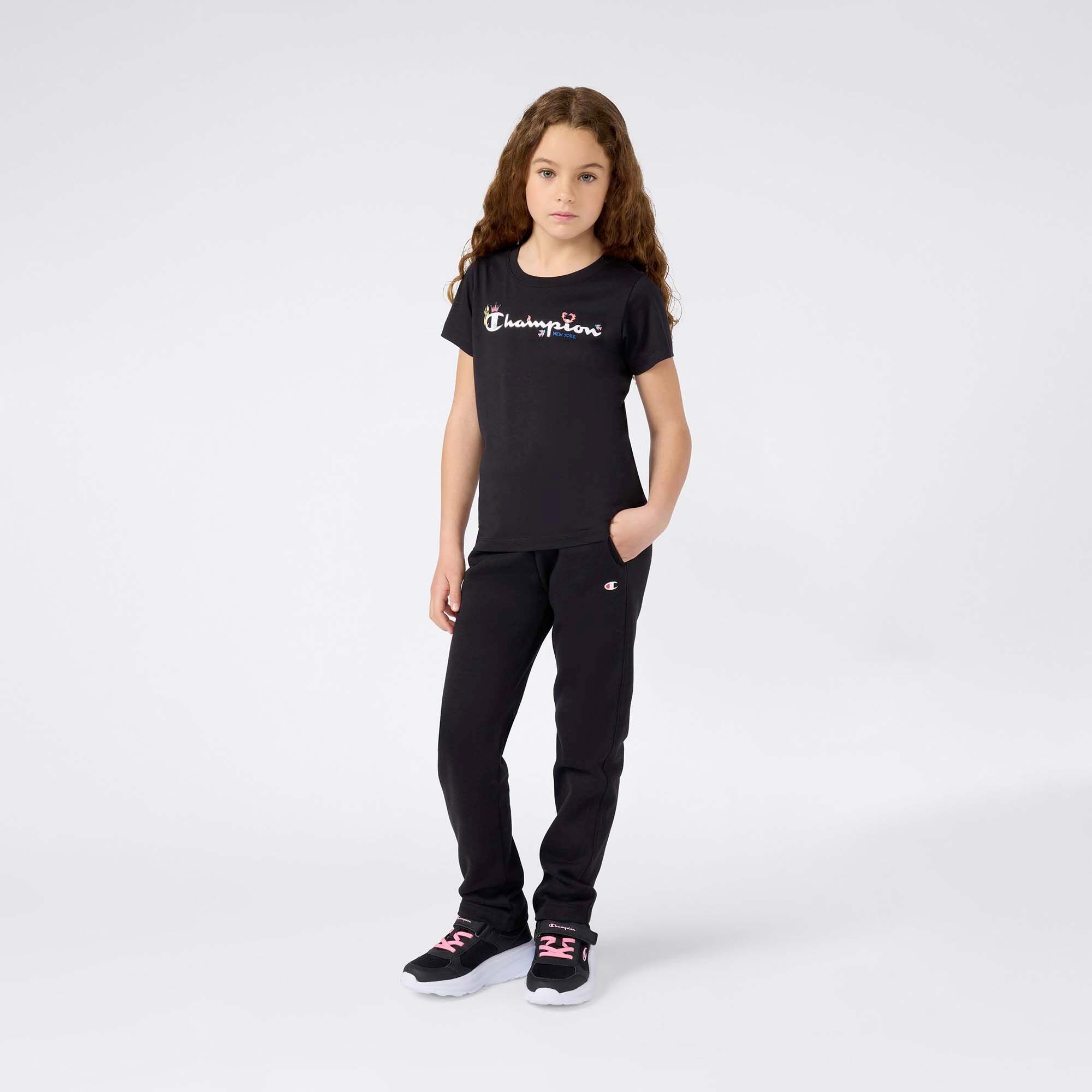 Pantaloni Champion Straight Hem Pants Junior 4/4