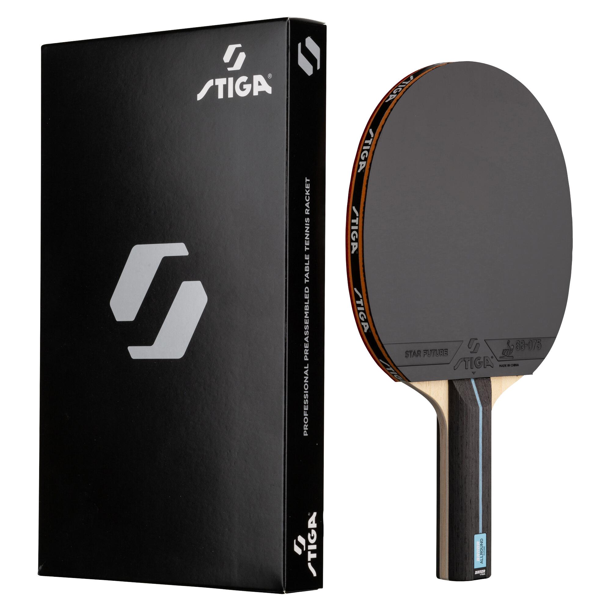 Stiga - Raquette De Tennis De Table Banda By Stiga Allround Future - Raquette De Tennis De Table - Noir|rouge - Droit - Decathlon