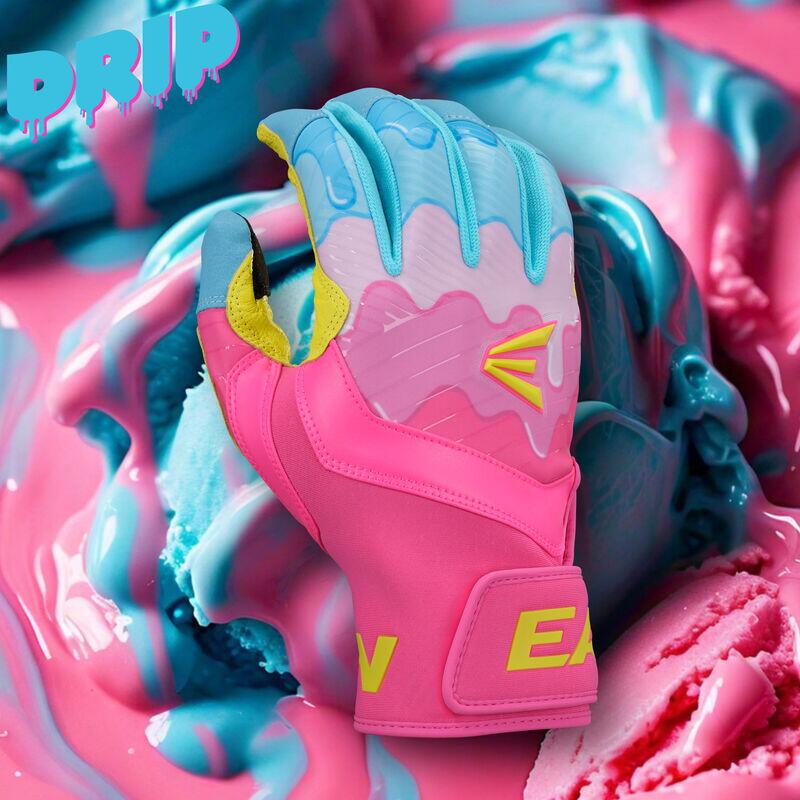 Gants De Frappe Easton Walk Off Ethos Pool Party – Neufs, Taille Petit, Bleu Blanc Rose