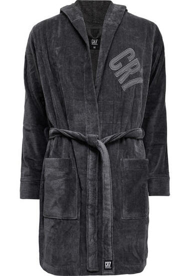 Bademantel CR7 bathrobe schwarz