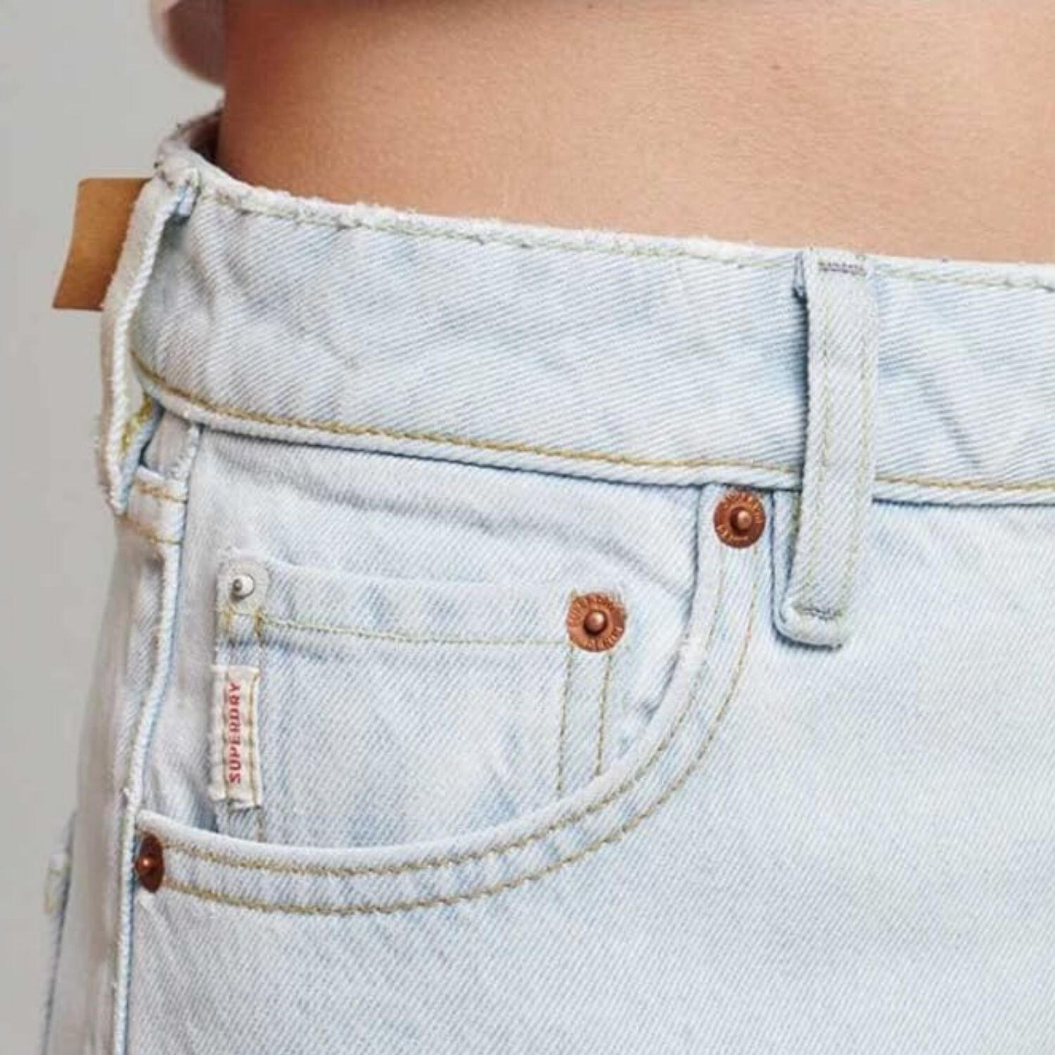Superdry Vintage wijde jeans voor dames 3/5