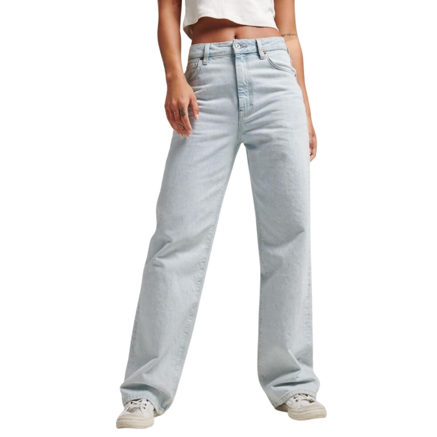 Superdry Vintage wijde jeans voor dames 5/5