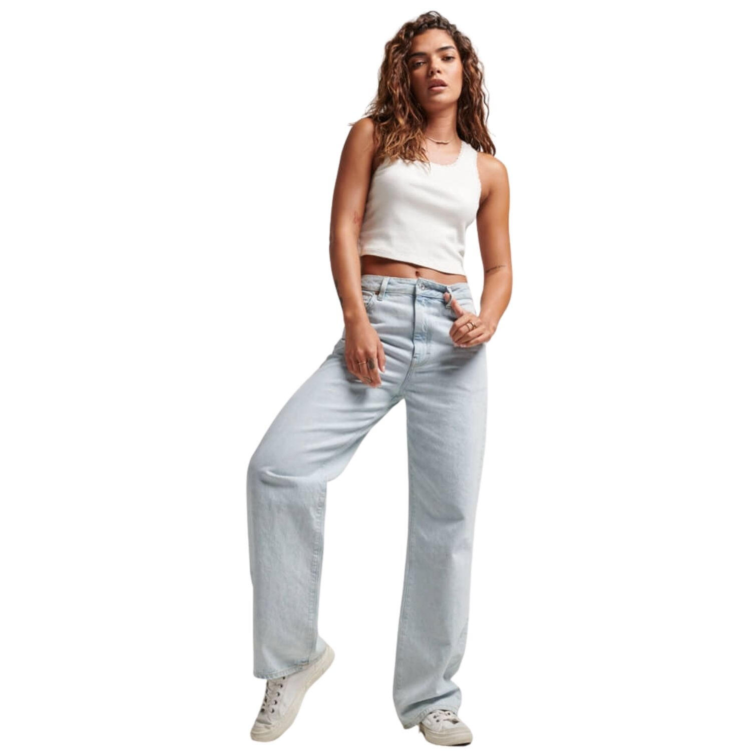 Superdry Vintage wijde jeans voor dames 4/5