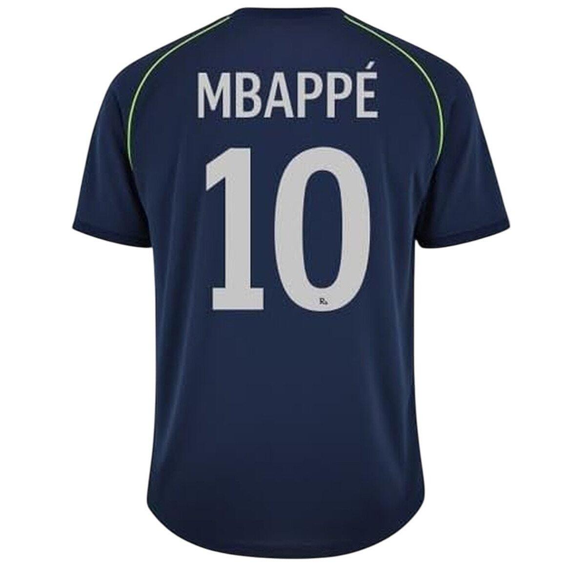 Camiseta de visitante juvenil del Real Madrid Mbappé n.° 10 2025/26 azul 3/7