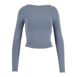 T-shirt manches longues femme Urban Classics Ruffled Super Slim