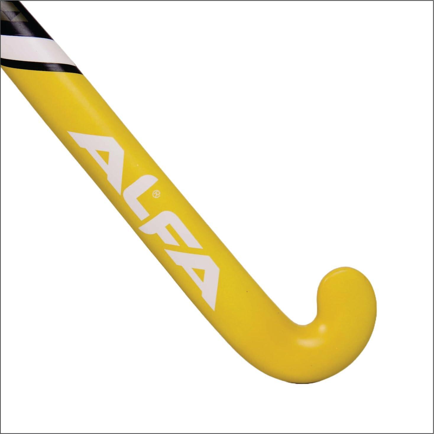 Alfa Composite Hockey Set – Gelb, Komplettes Feldhockey Kit 2/7
