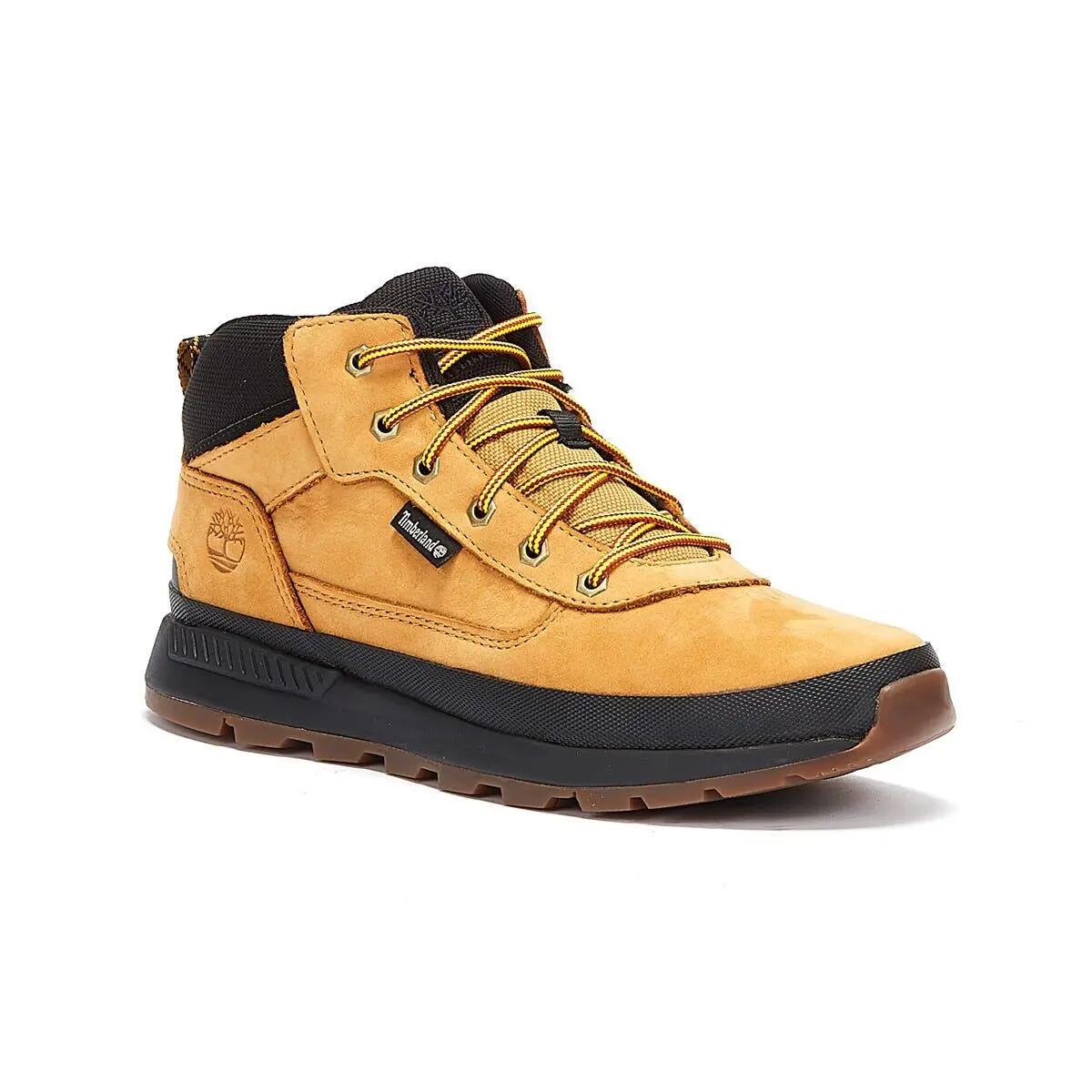 Timberland Field Trekker Mid Junior Wheat Boots 2/6