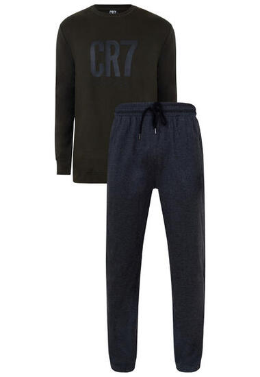 Pyjama Set, lange Hose und Langarmhemd CR7 Mens pyjamas dunkelgrau
