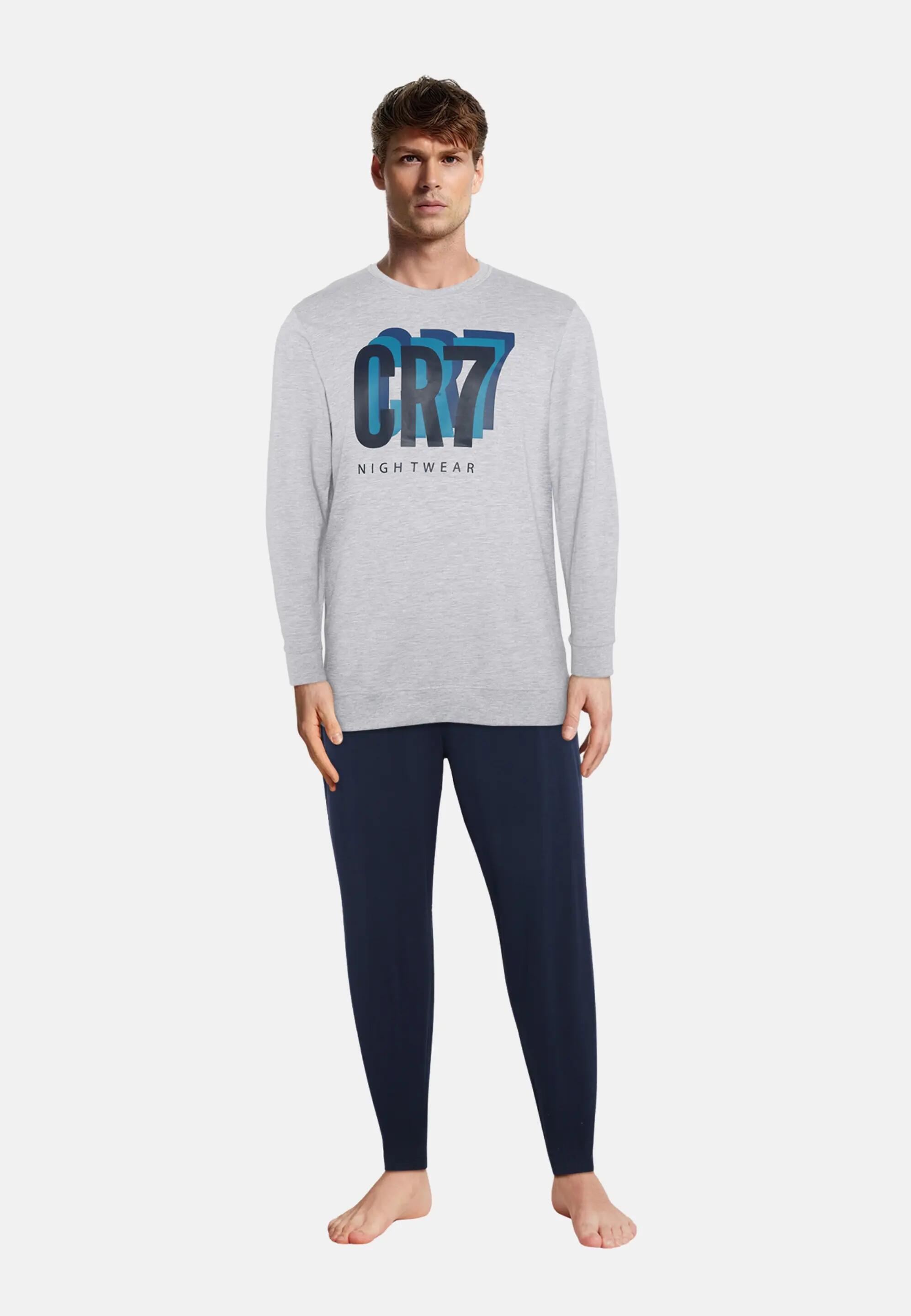 Conjunto de pijama CR7 Mens pyjamas cinzento 3/5
