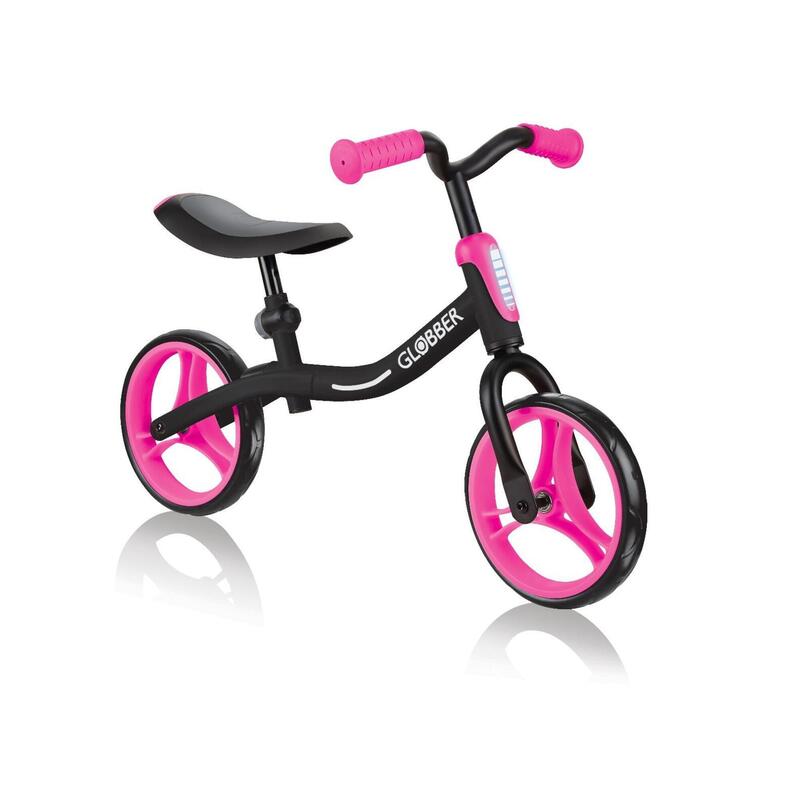 Globber GO Balance Bike -Black and Neon Pink