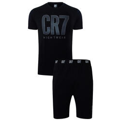 Ensemble pyjama CR7 Mens pyjamas/shorts. noir